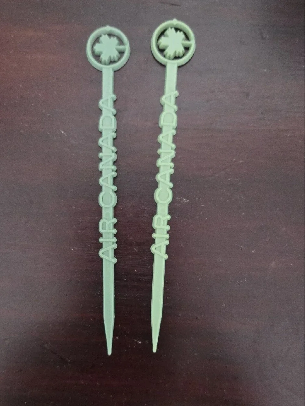 Air Canada Swizzle Sticks Set of 2